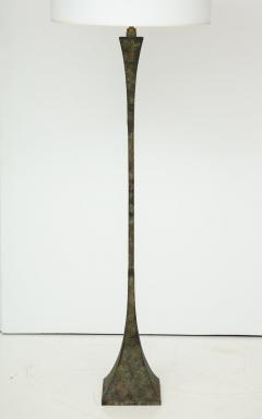 Hansen Patinated Bronze Floor Lamp by S R James France 1950s - 755582