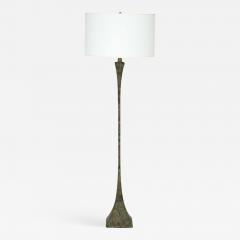 Hansen Patinated Bronze Floor Lamp by S R James France 1950s - 756047