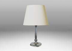 Harald Linder Art Deco Table Lamp in Pewter by Harald Linder for Svenkst Tenn - 3708450