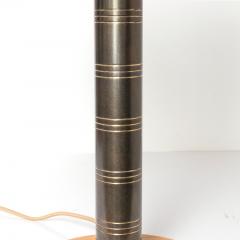 Harald Notini HARALD NOTINI FOR BOHLMARKS SWEDISH BRASS AND WOOD LAMP Scandinavian Modern - 2176316
