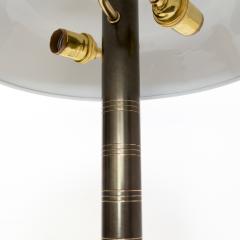 Harald Notini HARALD NOTINI FOR BOHLMARKS SWEDISH BRASS AND WOOD LAMP Scandinavian Modern - 2176317