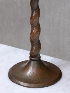 Harald Notini Harald Notini Hammered Copper Table Lamp Model 6834 B hlmarks Sweden 1920s - 4446352