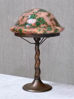 Harald Notini Harald Notini Hammered Copper Table Lamp Model 6834 B hlmarks Sweden 1920s - 4446353