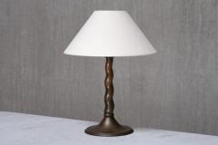 Harald Notini Harald Notini Hammered Copper Table Lamp Model 6834 B hlmarks Sweden 1920s - 4598002