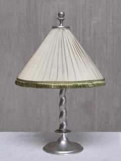 Harald Notini Harald Notini Hammered Tin Table Lamp Model 6891 B hlmarks Sweden 1920s - 4317902