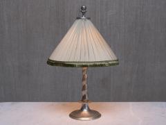 Harald Notini Harald Notini Hammered Tin Table Lamp Model 6891 B hlmarks Sweden 1920s - 4317907