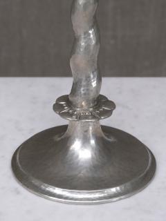 Harald Notini Harald Notini Hammered Tin Table Lamp Model 6891 B hlmarks Sweden 1920s - 4317909
