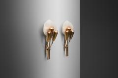 Harald Notini Harald Notini Model 8772 3 Wall Sconces Sweden 1950s - 2956224