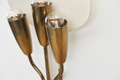 Harald Notini Harald Notini Model 8772 3 Wall Sconces Sweden 1950s - 2956228