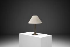 Harald Notini Model 6851 Patinated Brass Table Lamp by Harald Notini Sweden 1920s - 4647030