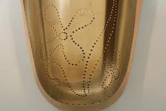 Harald Notini Model 8596 Brass Wall Lamp by Notini Attr for Bo hlmarks Sweden 1950s - 4146353