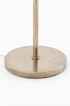 Harald Notini Pair of Floor Lamps in Nickel and Opaline Glass by Harald Notini 1930s - 4443349