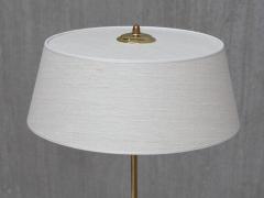 Harald Notini Pair of Tall Brass Table Lamps by Harald Notini for B hlmarks Sweden 1950s - 4557470