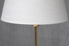Harald Notini Pair of Tall Brass Table Lamps by Harald Notini for B hlmarks Sweden 1950s - 4557479