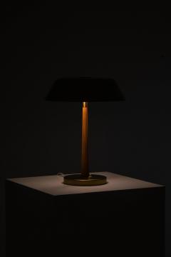 Harald Notini Table Lamp with Flared Brass Shade Model 15474 by Harald Notini 1950s - 4456034
