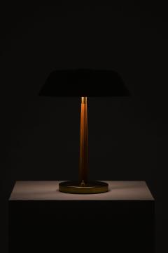 Harald Notini Table Lamp with Flared Brass Shade Model 15474 by Harald Notini 1950s - 4456048