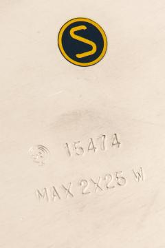 Harald Notini Table Lamp with Flared Brass Shade Model 15474 by Harald Notini 1950s - 4456049