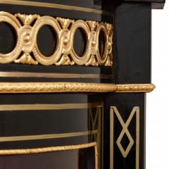 Hardstone ormolu and Boulle mounted ebonised wood sideboard - 3178345