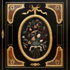 Hardstone ormolu and Boulle mounted ebonised wood sideboard - 3178354