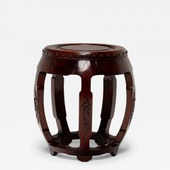 Hardwood Drum Stool - 4291357