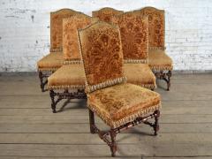 Harlequin Set of 12 French Louis XIII 17th Century Walnut Side Chairs - 3180005