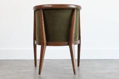 Harold Schwartz Lounge Chairs in Olive Velvet C 1950s - 4788481
