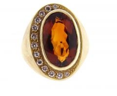 Haroldo Burle Marx Burle Marx Citrine and Diamond Ring - 446832