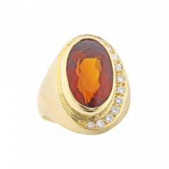 Haroldo Burle Marx Burle Marx Citrine and Diamond Ring - 448325