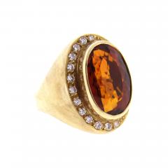 Haroldo Burle Marx Burle Marx Citrine and Diamond Ring - 751215