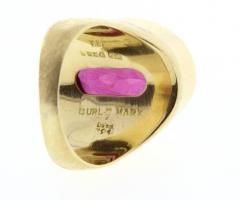 Haroldo Burle Marx Burle Marx Large Pink Tourmaline Ring - 448191