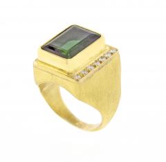 Haroldo Burle Marx Burle Marx Tourmaline and Diamond Ring - 750004