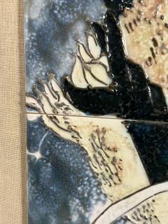 Harris Strong MID CENTURY MALLARD DUCK CERAMIC TILE ART BY HARRIS G STRONG - 4140629