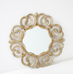 Harrison Gil Intricately Carved Wood Mirror - 2862645