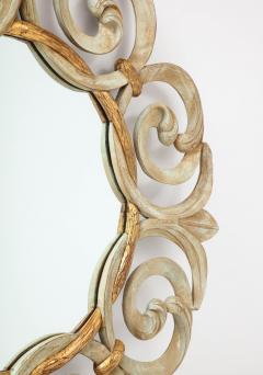 Harrison Gil Intricately Carved Wood Mirror - 2862650