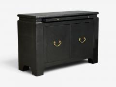 Harrison Van Horn Commodes Lacquered Wood Brass USA 1980s - 4782951