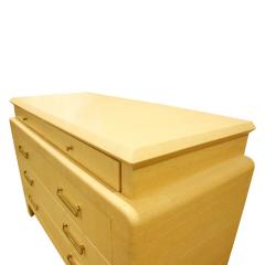 Harrison Van Horn Harrison Van Horn Chest of Drawers in Lacquered Linen 1970s - 479558