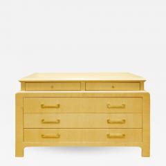 Harrison Van Horn Harrison Van Horn Chest of Drawers in Lacquered Linen 1970s - 485290