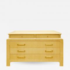 Harrison Van Horn Harrison Van Horn Chest of Drawers in Lacquered Linen 1970s - 485290