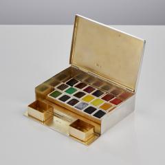 Harry Atkin Antique Silver Artist s Travel Paint Box by Harry Atkin Sheffield 1892 - 3394044