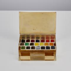 Harry Atkin Antique Silver Artist s Travel Paint Box by Harry Atkin Sheffield 1892 - 3394046