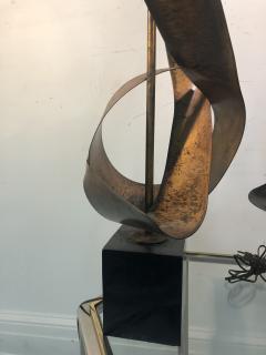 Harry Balmer MIXED METALS ABSTRACT SCULPTURAL LAMPS BY HARRY BALMER - 812043