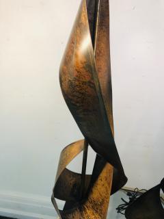 Harry Balmer MIXED METALS ABSTRACT SCULPTURAL LAMPS BY HARRY BALMER - 812044
