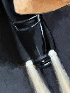 Harry Barton Sexy Blond Falls from Window Noir Pulp Art - 4418506