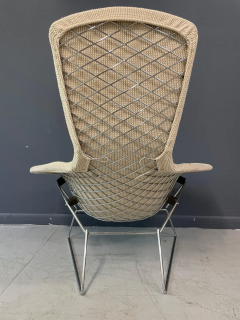 Harry Bertoia 1970s Harry Bertoia for Knoll Model Bird Armchair with Ottoman Mid Century - 2606883