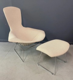 Harry Bertoia 1970s Harry Bertoia for Knoll Model Bird Armchair with Ottoman Mid Century - 2606886