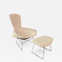Harry Bertoia 1970s Harry Bertoia for Knoll Model Bird Armchair with Ottoman Mid Century - 2609194