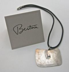 Harry Bertoia Bertoia Foundation Sterling Silver Gong Style Pendant Designed by Harry Bertoia - 711595