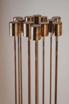 Harry Bertoia Bertoia Studios 12 Rod Star of Sounds B 2369 Brass Sculpture - 2414101