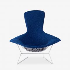 Harry Bertoia Early Bird Chair in Gloss White Raf Simons Kvadrat Wool Boucl  - 4428632