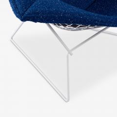 Harry Bertoia Early Bird Chair in Gloss White Raf Simons Kvadrat Wool Boucl  - 4428634